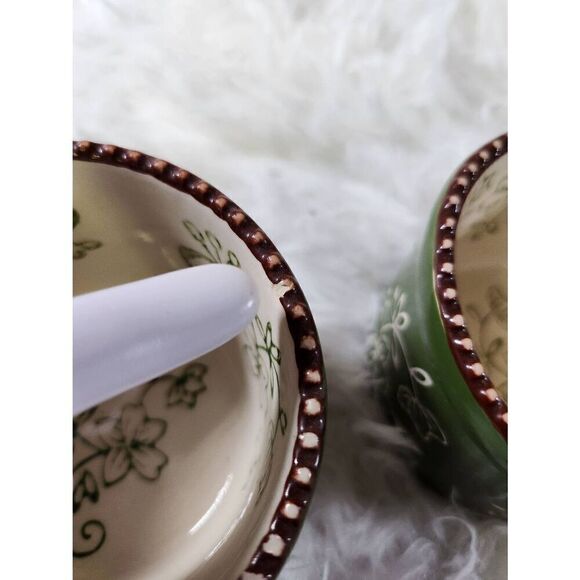 Temptations Floral Lace Set of 2 Ramekins - Picture 5 of 8